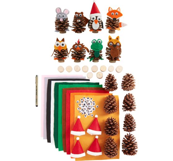 VBS Craft Kit "Pine Cone Animals"