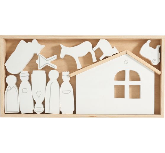Houten kerststalfiguurtjes "Nathan"