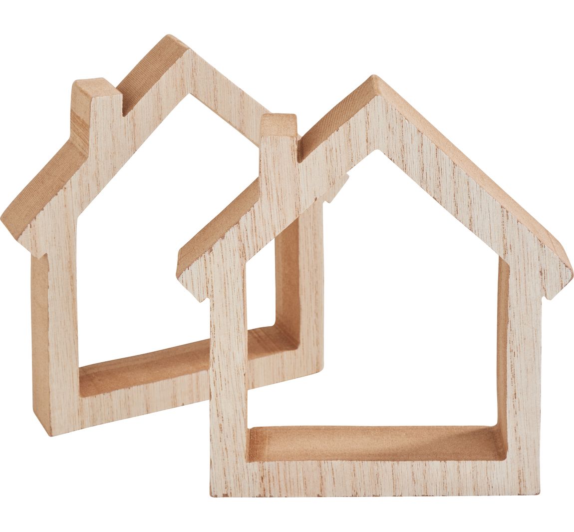 VBS Houten lijst "Huis", 2 stuks
