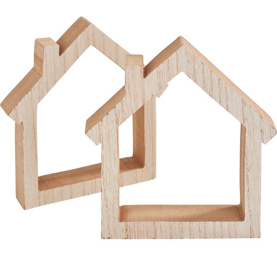 VBS Houten lijst "Huis", 2 stuks