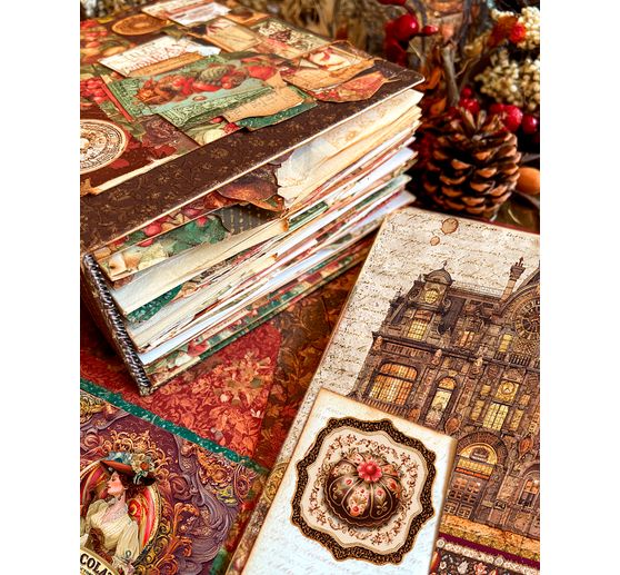 Ciao Bella scrapbook paper "The Chocolate Factory"