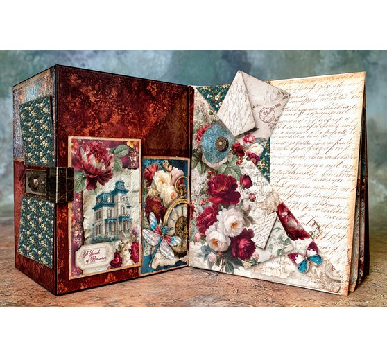 Ciao Bella scrapbookpapier "Bohemian Burgundy"