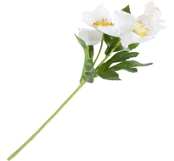 Kerstroos met 3 bloemen