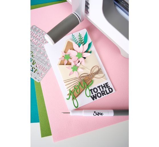 Sizzix Thinlits Ponssjabloon "Mini Bold Alpha by Vicki Boutin"