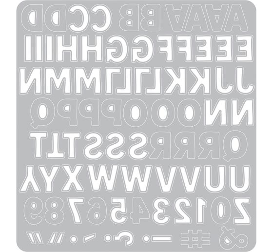 Sizzix Thinlits Ponssjabloon "Mini Bold Alpha by Vicki Boutin"