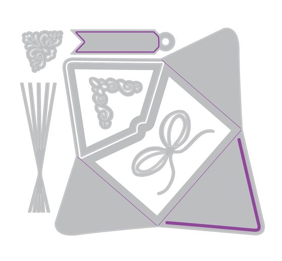 Sizzix Thinlits Ponssjabloon "First Class Mail by Vicki Boutin"
