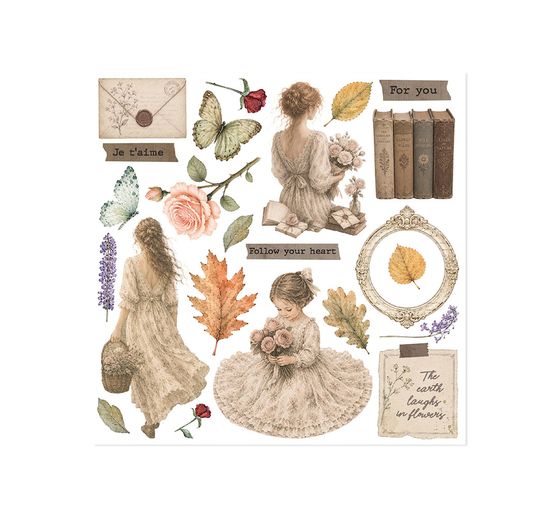 Stamperia Rub On assortiment "Flowers and Poems"