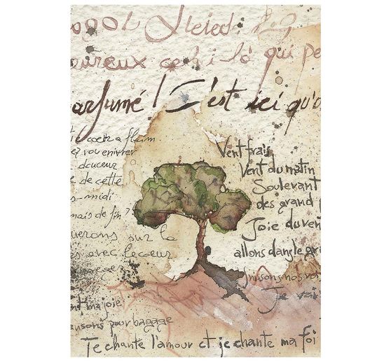 Stamperia Motief strozijde assortiment "Flowers and Poems", DIN A6, set van 8
