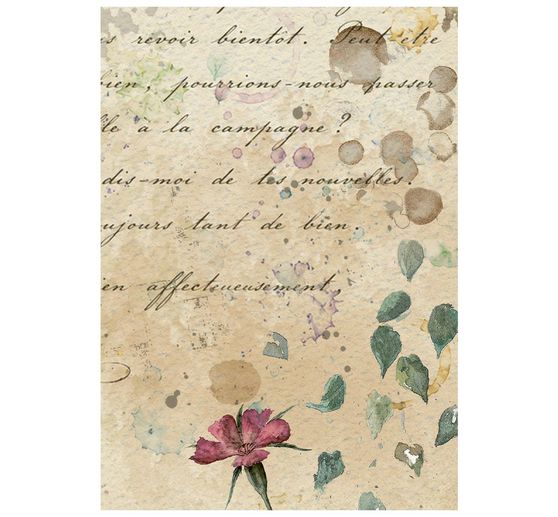 Stamperia Motief strozijde assortiment "Flowers and Poems", DIN A6, set van 8
