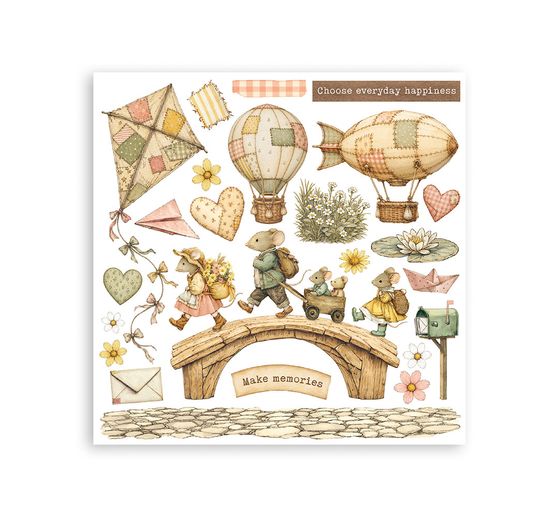 Stamperia Rub On assortiment "Cozy Family"