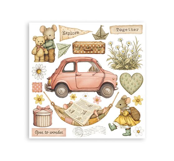 Stamperia Rub On assortiment "Cozy Family"