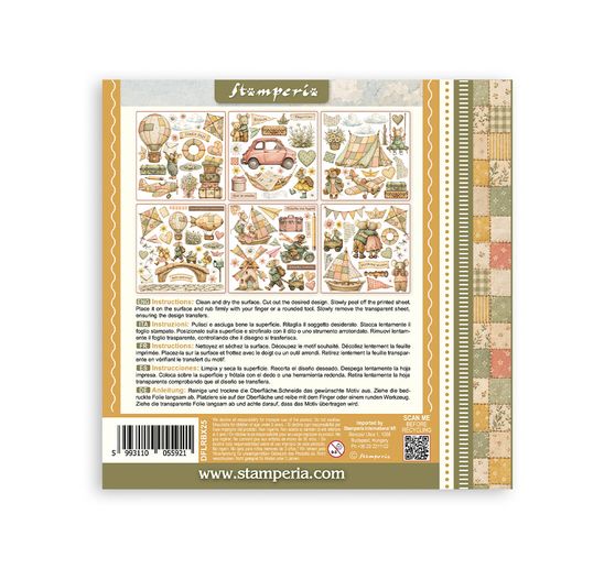 Stamperia Rub On assortiment "Cozy Family"
