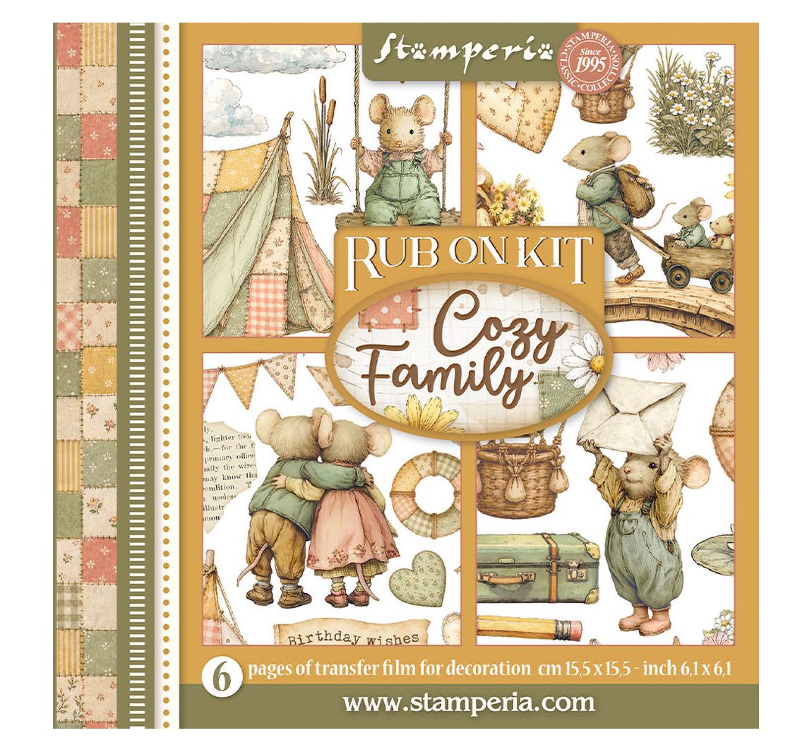 Stamperia Rub On assortiment "Cozy Family"