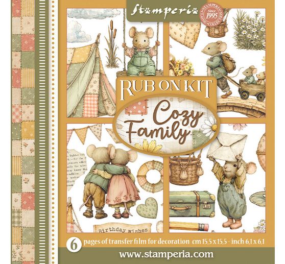 Stamperia Rub On assortiment "Cozy Family"