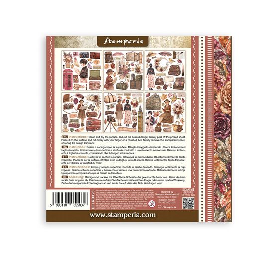 Stamperia Rub On assortment "Our Way"