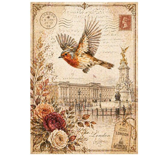 Stamperia Motief strozijde assortiment "Our Way", DIN A6, set van 8