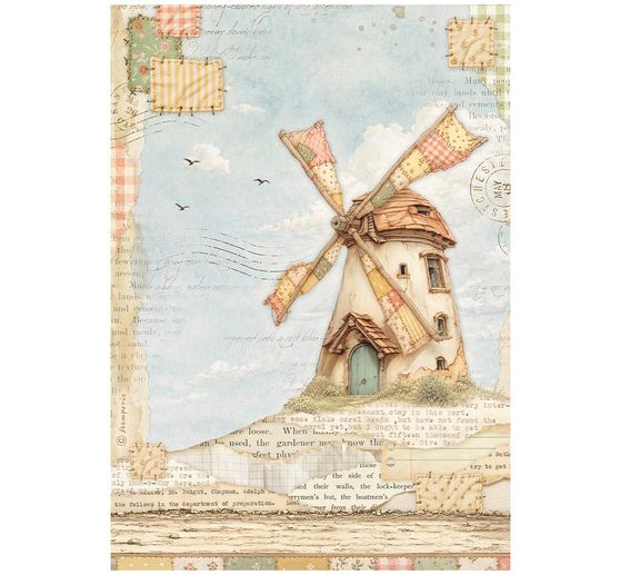 Stamperia Motief strozijde assortiment "Cozy Family", DIN A4, set van 6