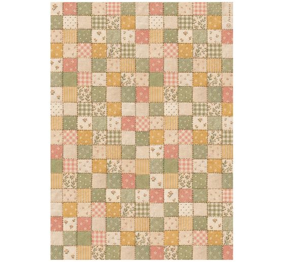 Stamperia Motief strozijde assortiment "Cozy Family", DIN A4, set van 6
