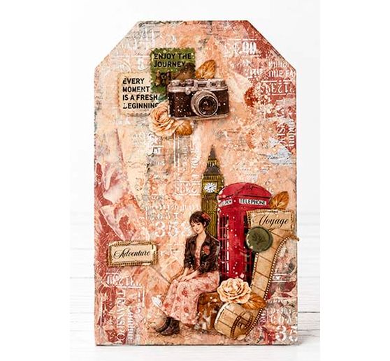 Stamperia Sjabloon "Our Way - Tickets", 12 x 25 cm