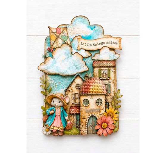 Stamperia Silicon vorm A5 "Cozy Family"