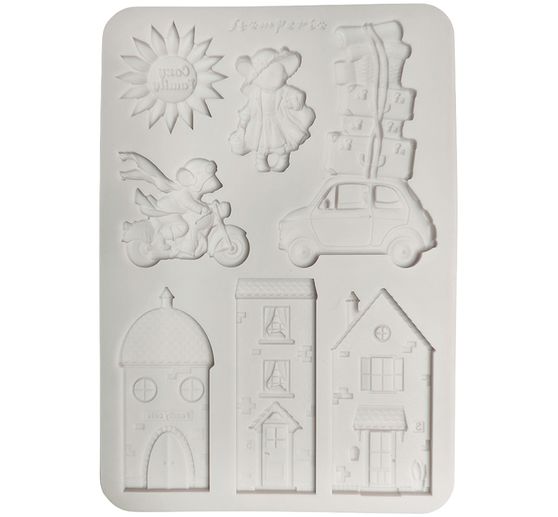 Stamperia Silicon vorm A5 "Cozy Family"
