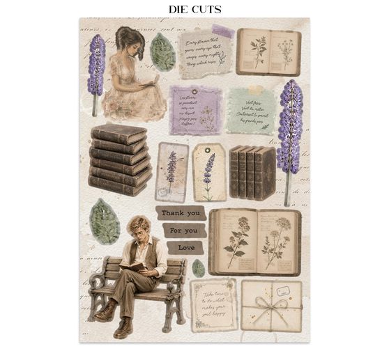 Stamperia Junk Journal Book "Flowers and Poems"