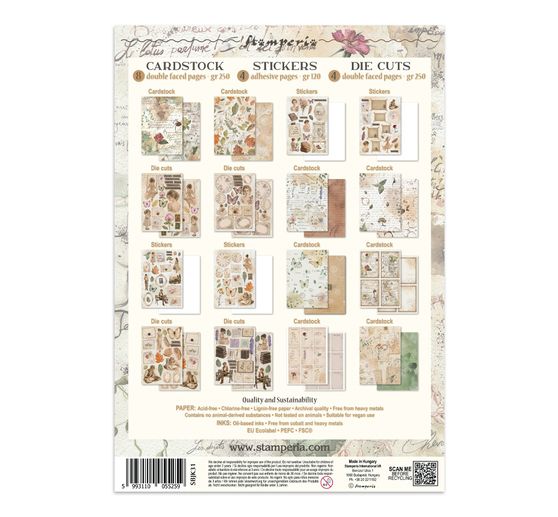 Stamperia Junk Journal Book "Flowers and Poems"