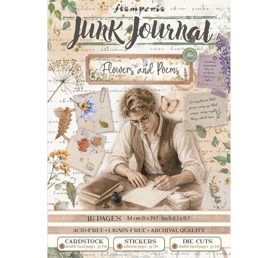 Stamperia Junk Journal Book "Flowers and Poems"