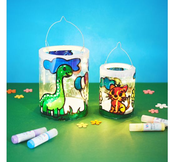 Lantern bases/lids "Large", 10 pairs