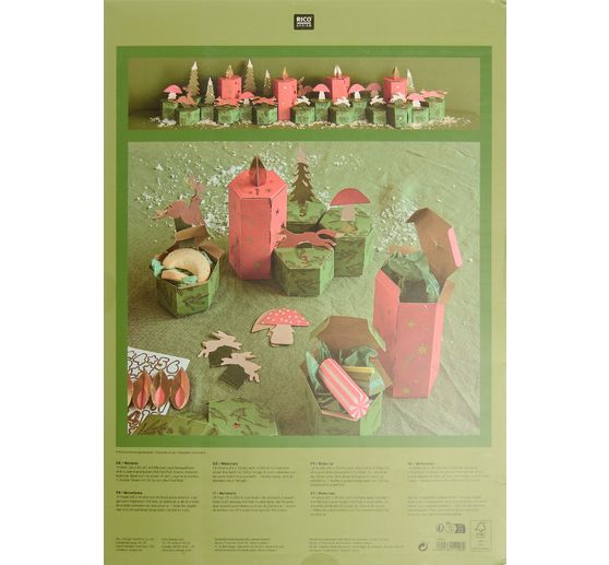 Adventskalender knutselset "Bosdieren"