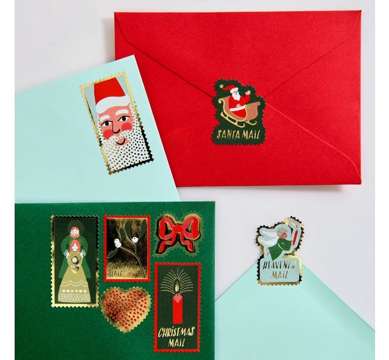 Postzegelstickers "Advent, Advent"