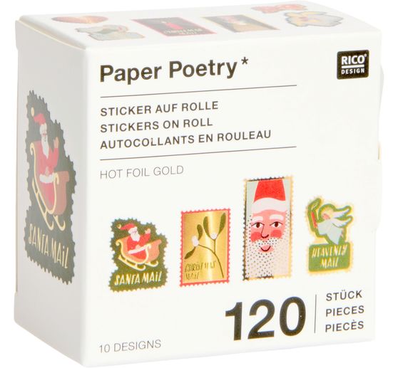 Postzegelstickers "Advent, Advent"