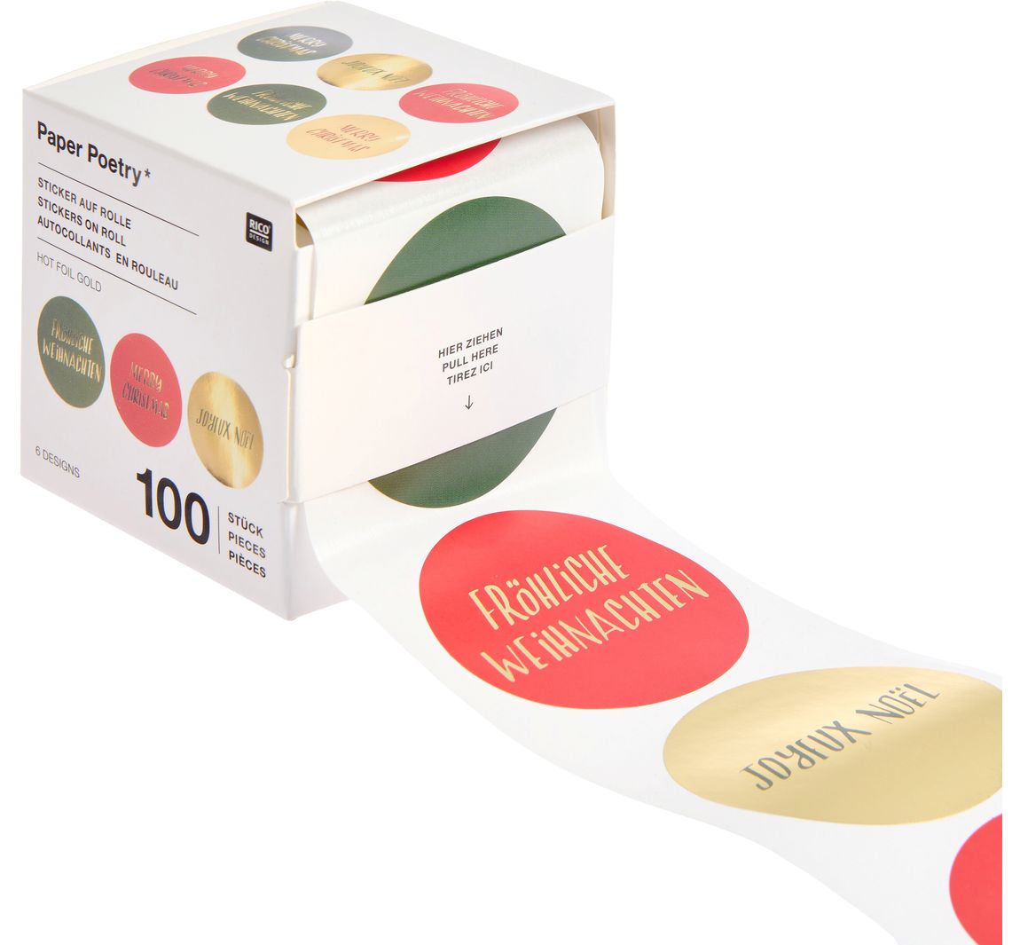 Sticker "Vrolijk Kerstfeest"