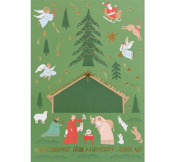 Craft paper pad "Advent, Advent"