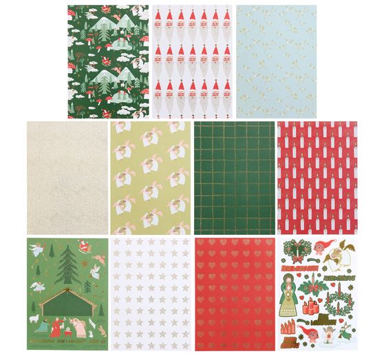 Craft paper pad "Advent, Advent"