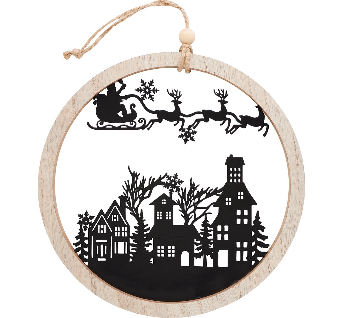 VBS Decoratieve houten ring "Christmas Eve“