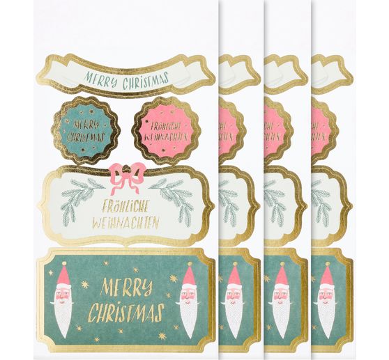 Papierstickers "Merry Xmas"