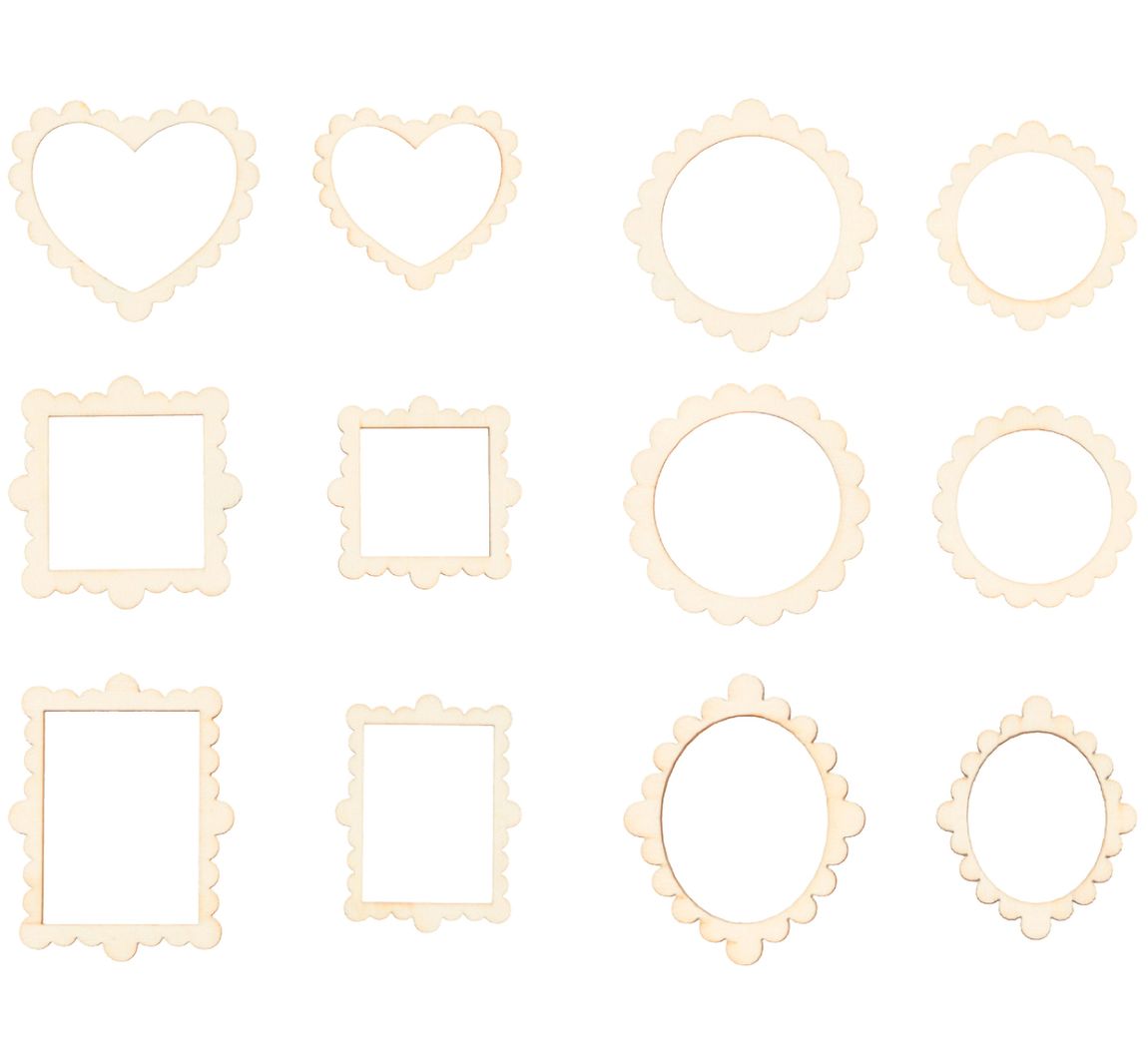 Mini decoratief houten lijst
