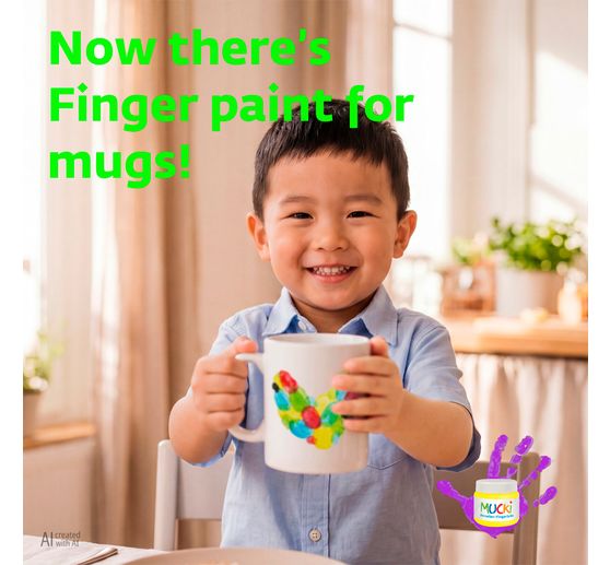 MUCKI Porcelain finger paint, 150 ml