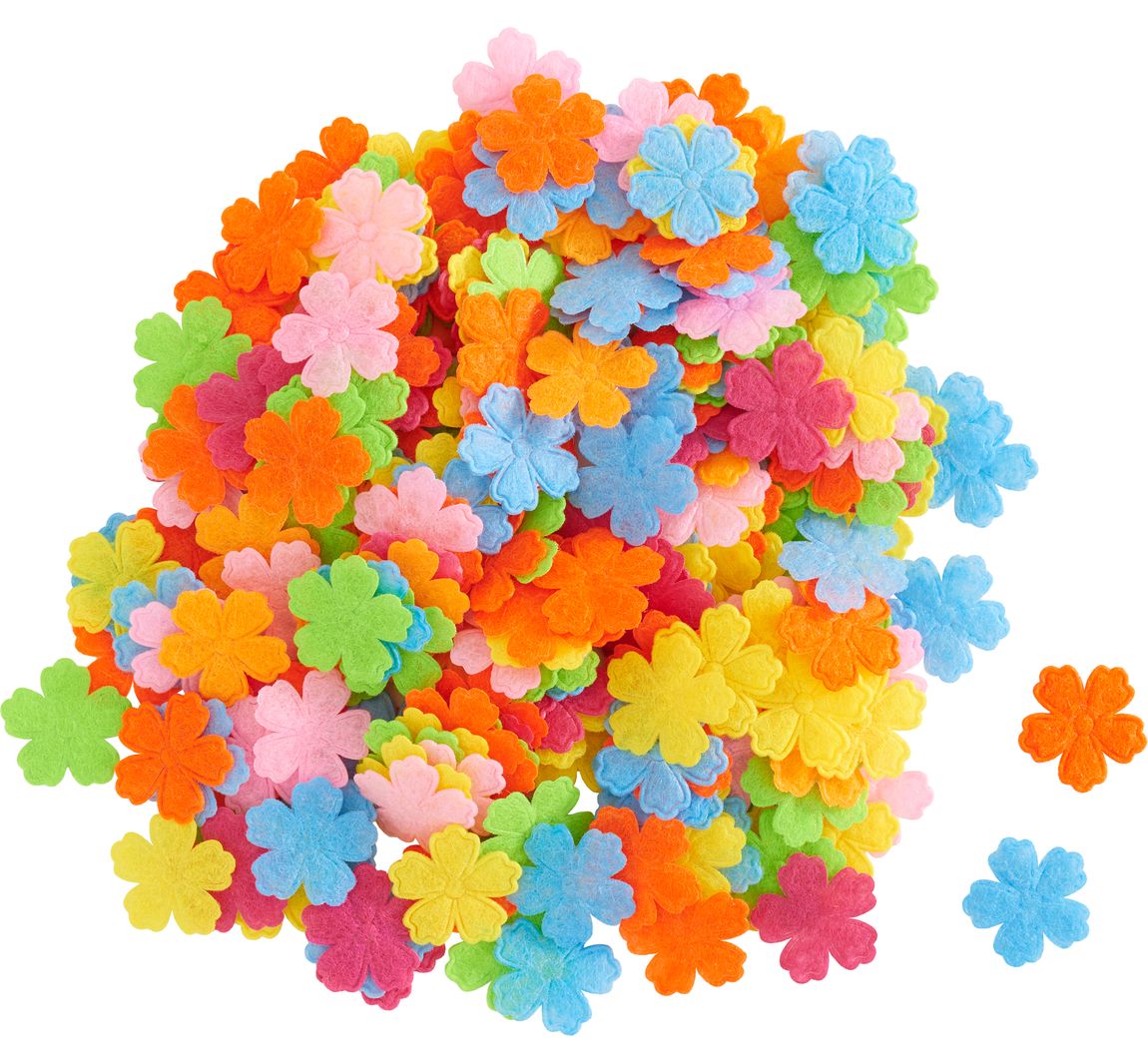 VBS XXL Vilten strooideeltjes "Bloemen"