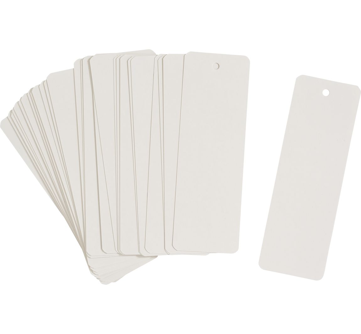 VBS Blanco aquarel boekenleggers, 30 stuks