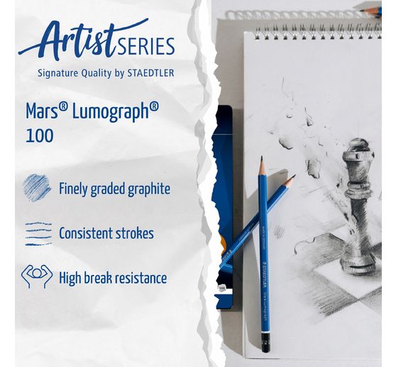STAEDTLER Drawing pencils "Mars Lumograph" 100