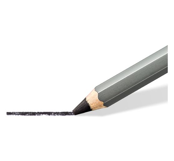 STAEDTLER Houtskoolpotloden "Mars Lumograph" charcoal 100C, 4 delig