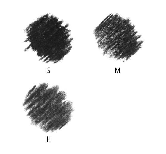 STAEDTLER Houtskoolpotloden "Mars Lumograph" charcoal 100C, 4 delig