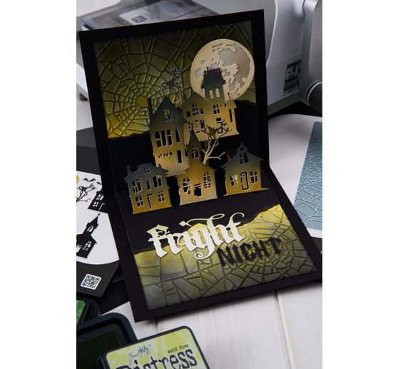 Sizzix Thinlits Ponssjabloon "Ghost Town by Tim Holtz"