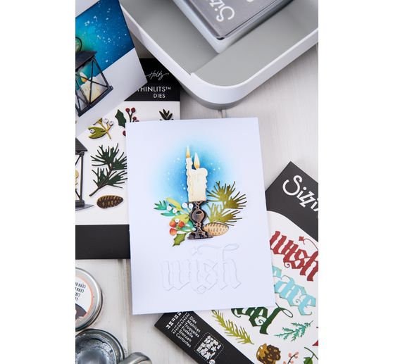 Sizzix Thinlits Punching template "Winter Candlelight by Tim Holtz"