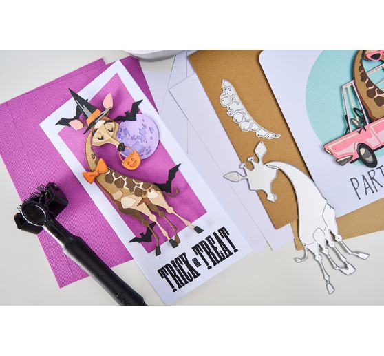 Sizzix Thinlits Punching template "Gertrude - Mini Colorize by Tim Holtz"