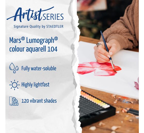 STAEDTLER Aquarelpotloden "Mars Lumograph" colour aquarell
