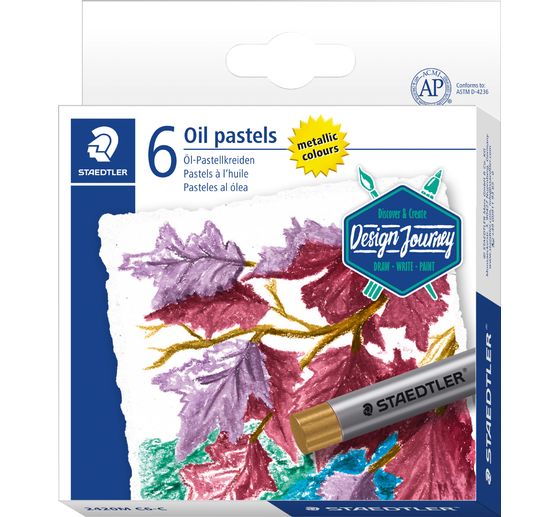 STAEDTLER Oliepastelkrijt "Metallic", 6 kleuren