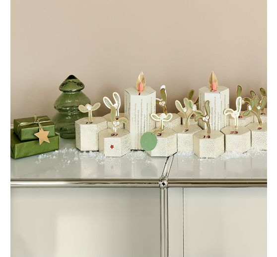 Advent calendar craft kit "Mistletoe branches"